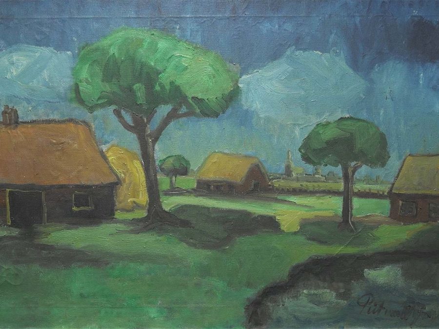 Piet van Wijngaerdt - Boerderij in landschap