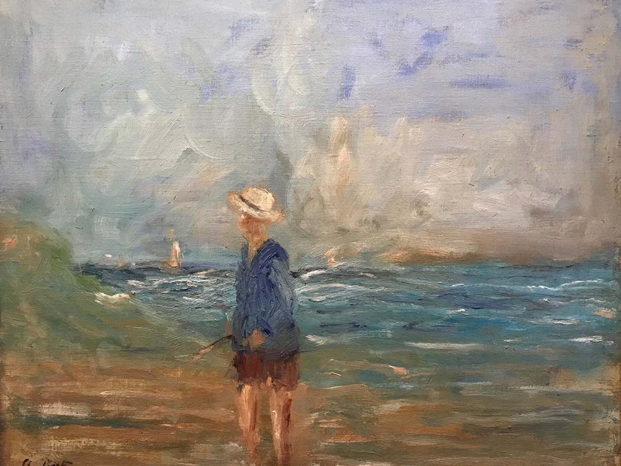 Albert Pinot - Aan het strand