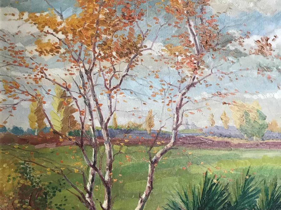 Henk Melgers - Berken in herfsttooi
