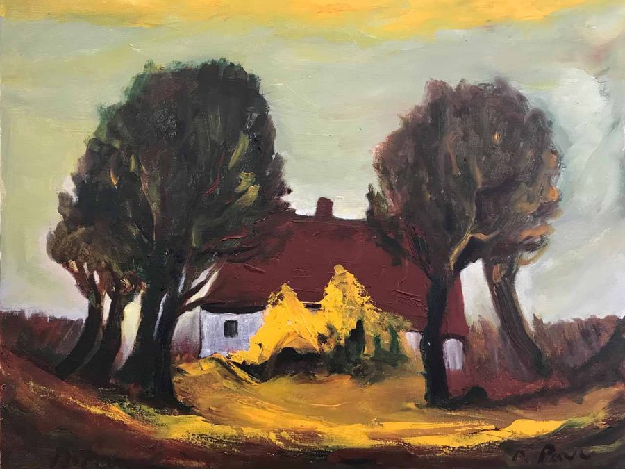 Gaby de Pauw - Landschap met hoeve